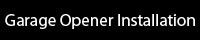 Garage Opener Installation Morrow